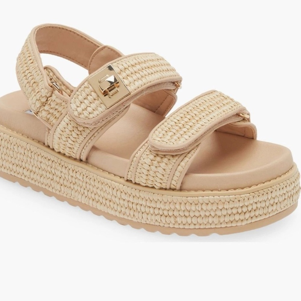 Steve Madden Women's Bigmona Platform Footbed Sandals - Size 7.5 NEW